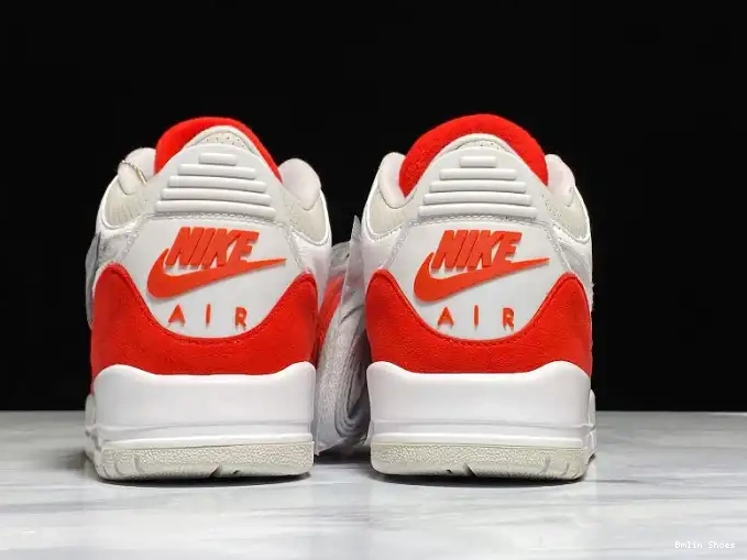 Bmlin CJ0939-100 White Air University Jordan Retro Tinker Red 3 0602